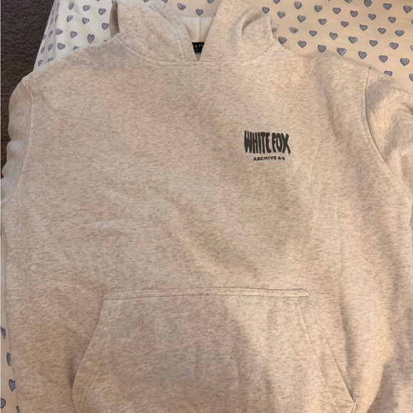 White Fox Boutique Gray Hoodie - Picture 2 of 2